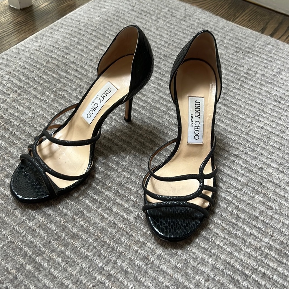 Jimmy Choo Snake Heels
